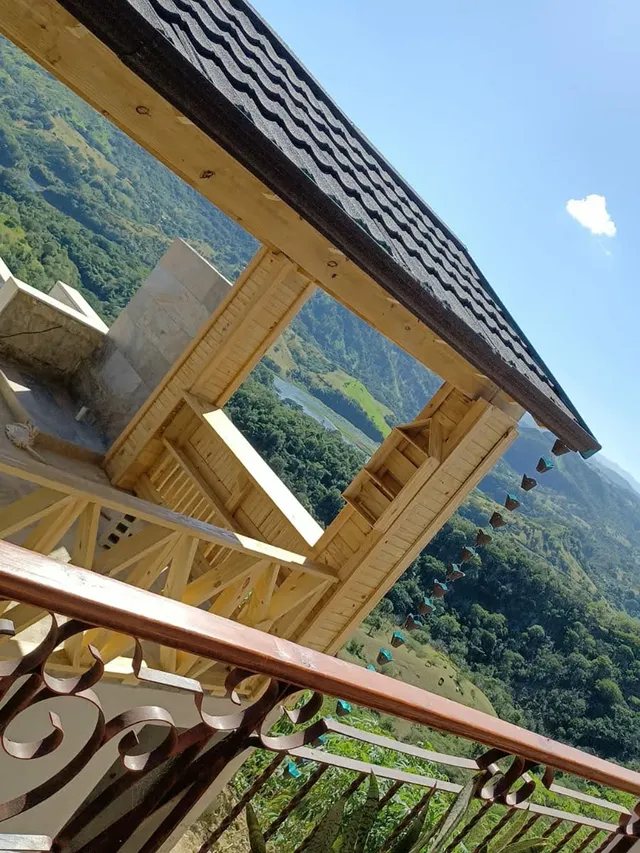 Gazebo de madera construido por Ámbar Gazebos y Pergolados SRL